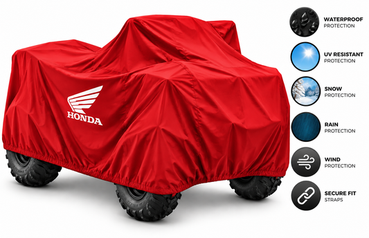HONDA ATV Outdoor Cover – Waterproof All-Weather Quad Cover | Custom Fit