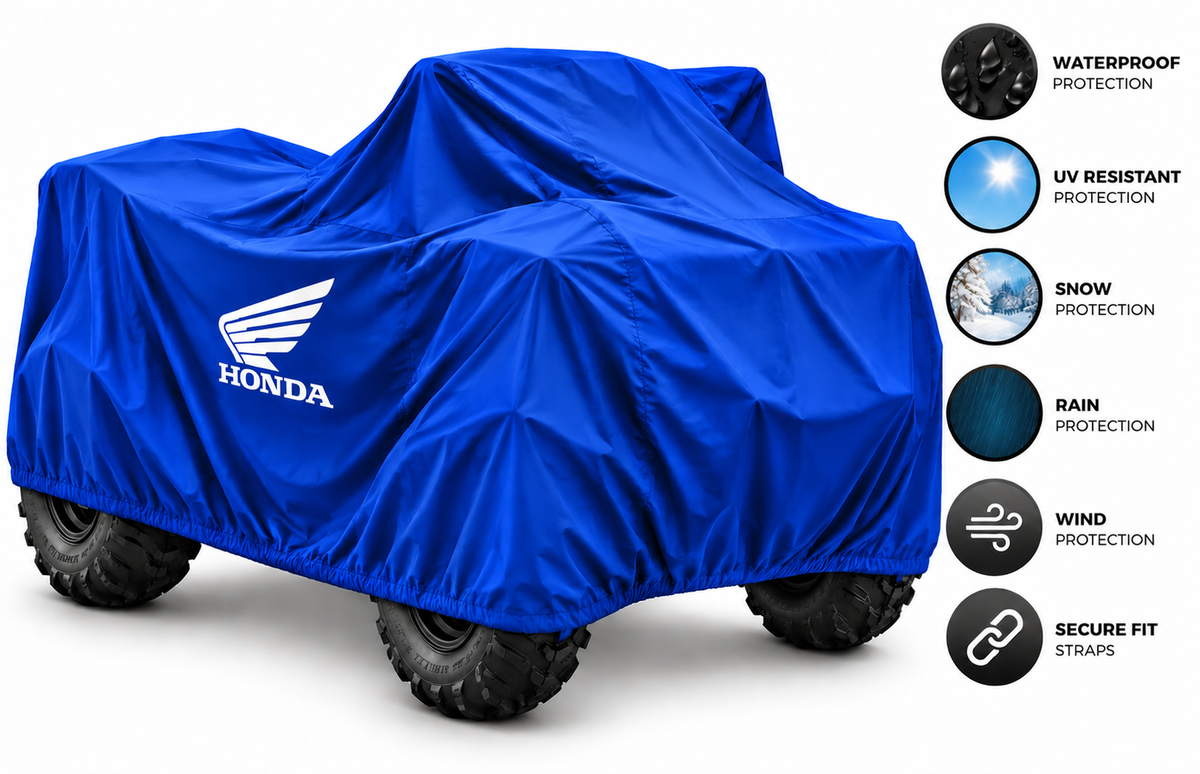 HONDA ATV Outdoor Cover – Waterproof All-Weather Quad Cover | Custom Fit
