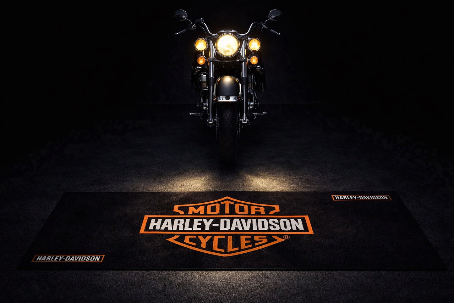 Harley Davidson Luxury Rug 32×87 INCH Home, Garage & Display Carpet