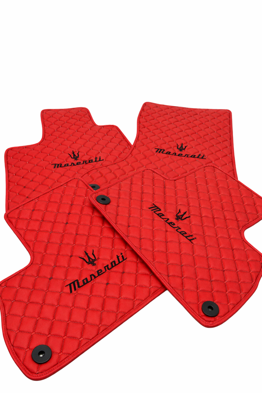 For Maserati QUATTROPORTE (2012 - Present ) Car Floor Mats Custom fit Leather for all Maserati Model Waterproof Carpet Liner