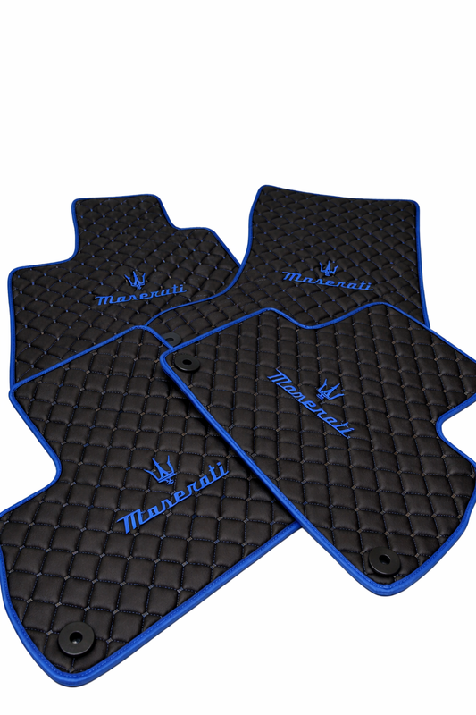 For Maserati Ghibli (2013-2024) Car Floor Mats Custom fit Leather for all Maserati Model Waterproof Carpet Liner